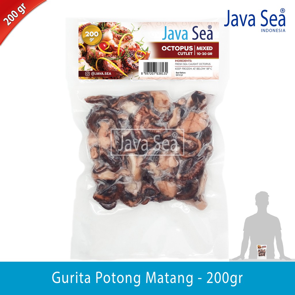 

Gurita Potong sudah matang pack 200gr Java Sea