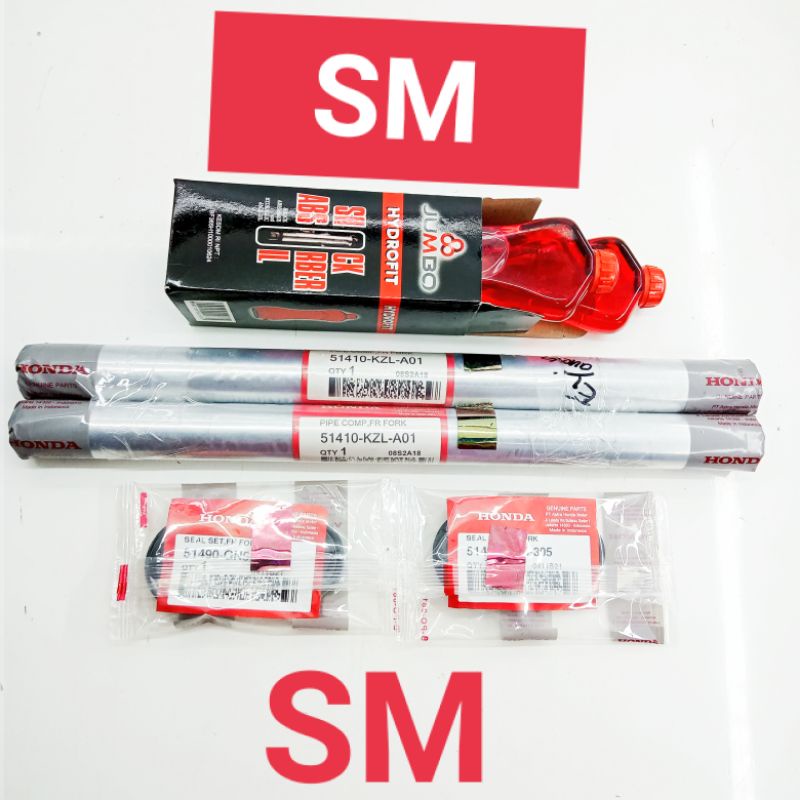 PAKET AS SHOCK Depan Original Beat Fi, Scoopy Fi, Vario110 Fi, Vario 125 150.