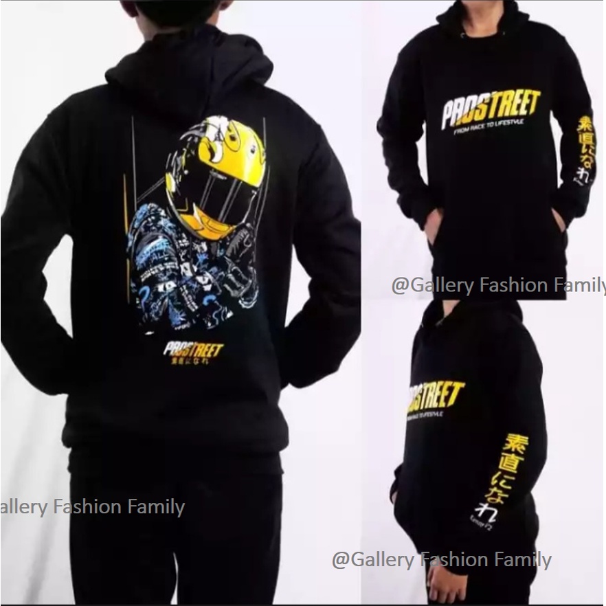 Jaket Sweater Hoodie Prostreet Terbaru / Hoodie Pria Wanita PROSTREET TERMURAH / Jaket Racing PROSTREET Terlaris / Hoodie Prostreet racing  BISA COD