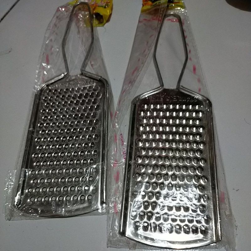 Parutan Keju Kentang Cokelat grater stainless