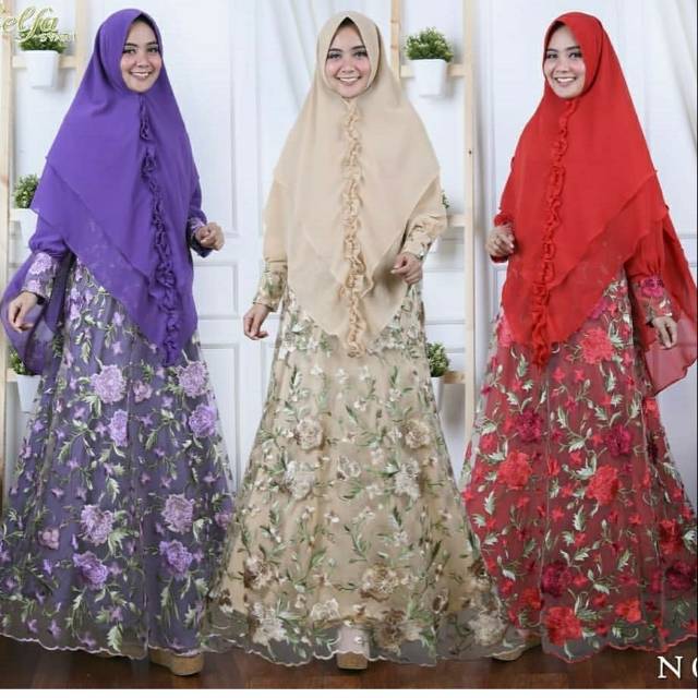 Gamis syari original by celfa/gamis tile india