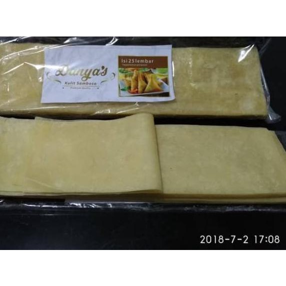 

[KODE PDH08] KULIT SAMBOSA / SAMOSA BESAR 32 CM X 8.8 CM (ISI 25 LEMBAR)