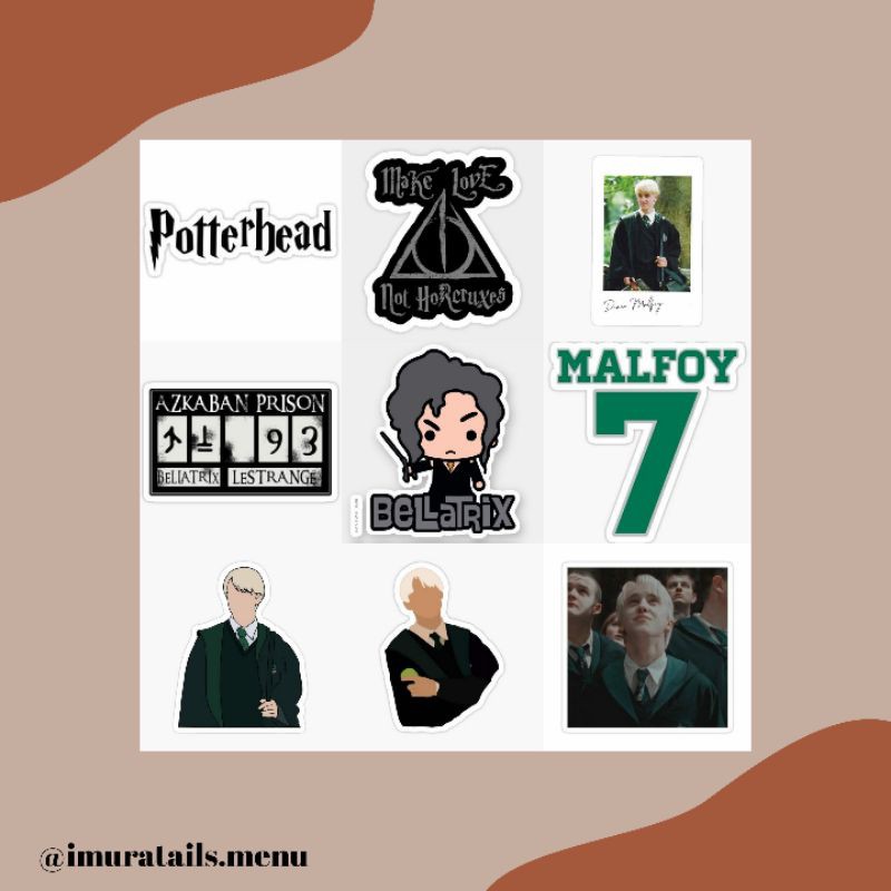 54pcs Sticker Tumblr Draco Malfoy