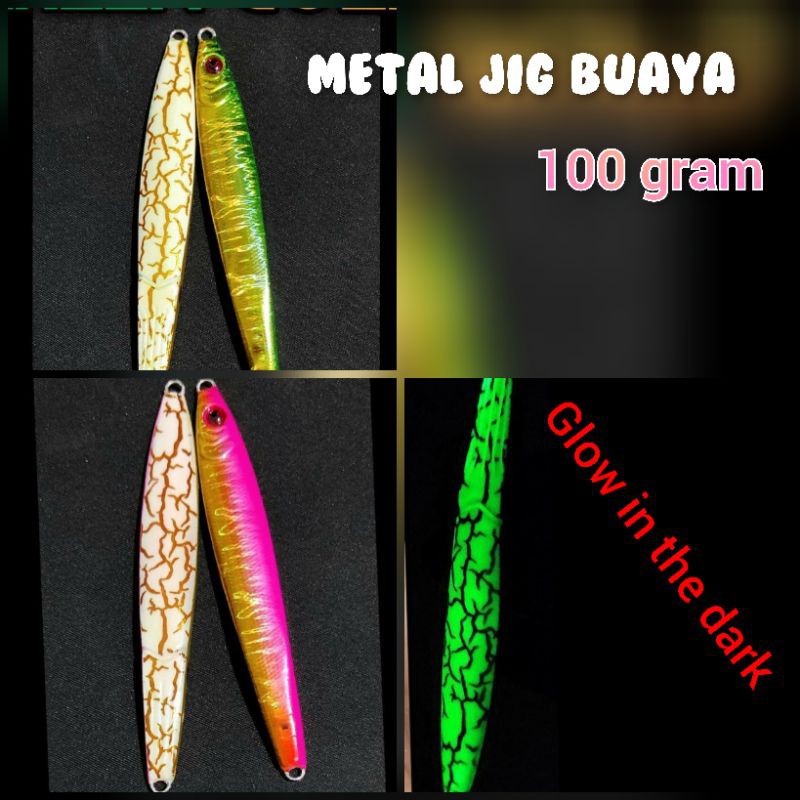 METAL JIG BUAYA 100 GRAM JIGGING UMPAN KILLER