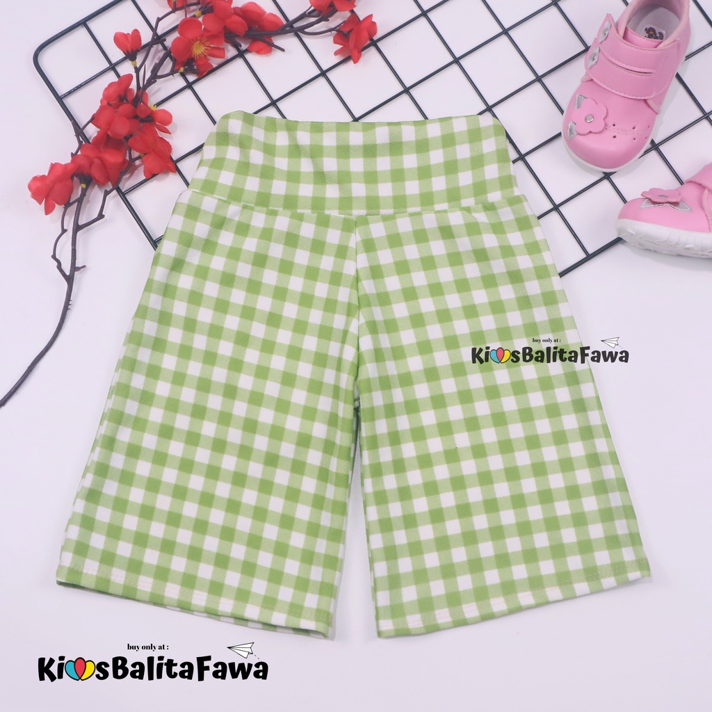 Kulot Motif uk 1-2 Tahun / Celana 3per4 Anak Perempuan Murah Celana Pendek Skirt Pants Adem Kulot