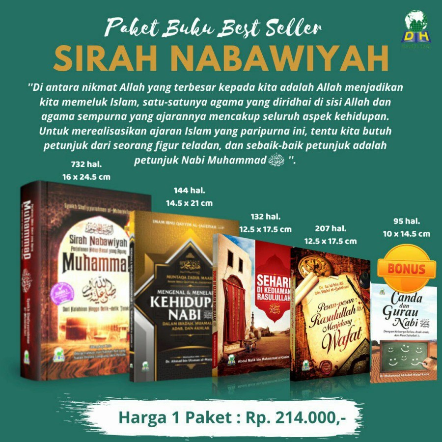 【ORI】 Paket Buku Sirah Nabawiyah
