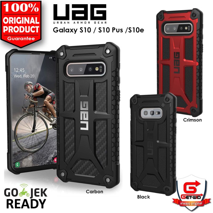 {SuheStore} Case Galaxy S10 / S10 Plus / S10e UAG Monarch Casing Galaxy S10 - Black S10e Berkualitas