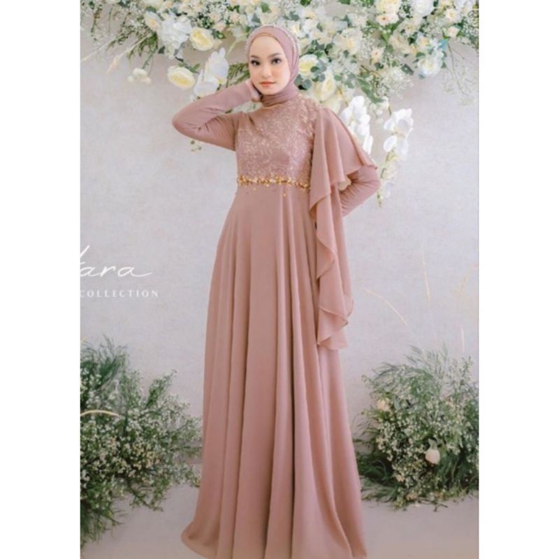 gaun hajatan-gaun kondangan-gaun lamaran-gaun simple-gaun pesta