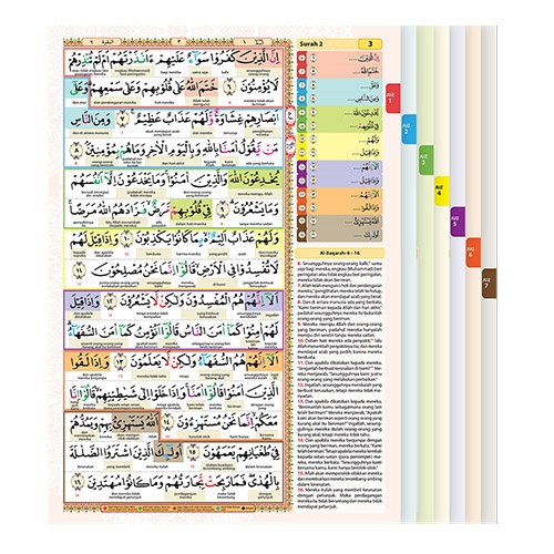 Al-Quran Hafalan HAFAZAN PER KATA motif Bunga uk. A4