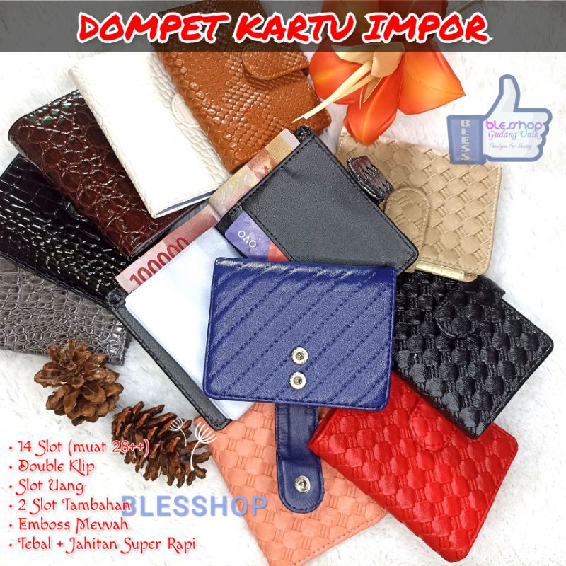 Dompet Kartu Tempat Kartu Pouch Uang Dompet STNK