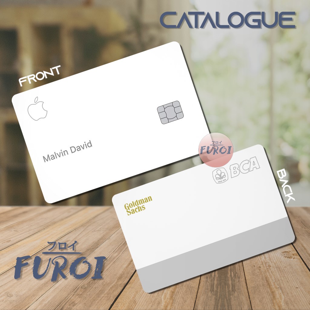 Custom Flazz BCA | Custom Emoney Mandiri | Apple Card Replica - Flazz Gen 2