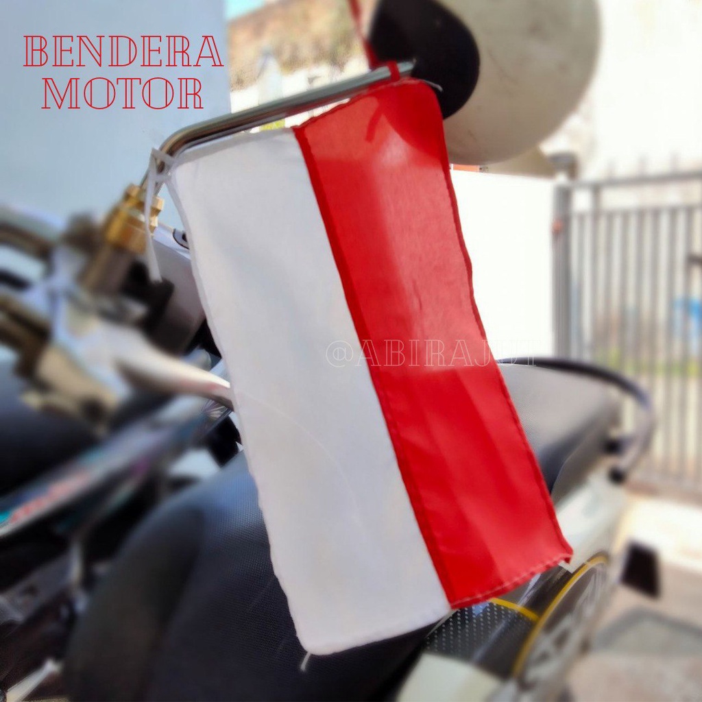 Bendera Merah Putih Kecil Kain Motor Mobil