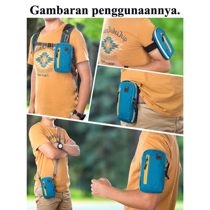 Tas Selempang Arm Bag Tas Pinggang Sarung Handphone TAB02 Doky