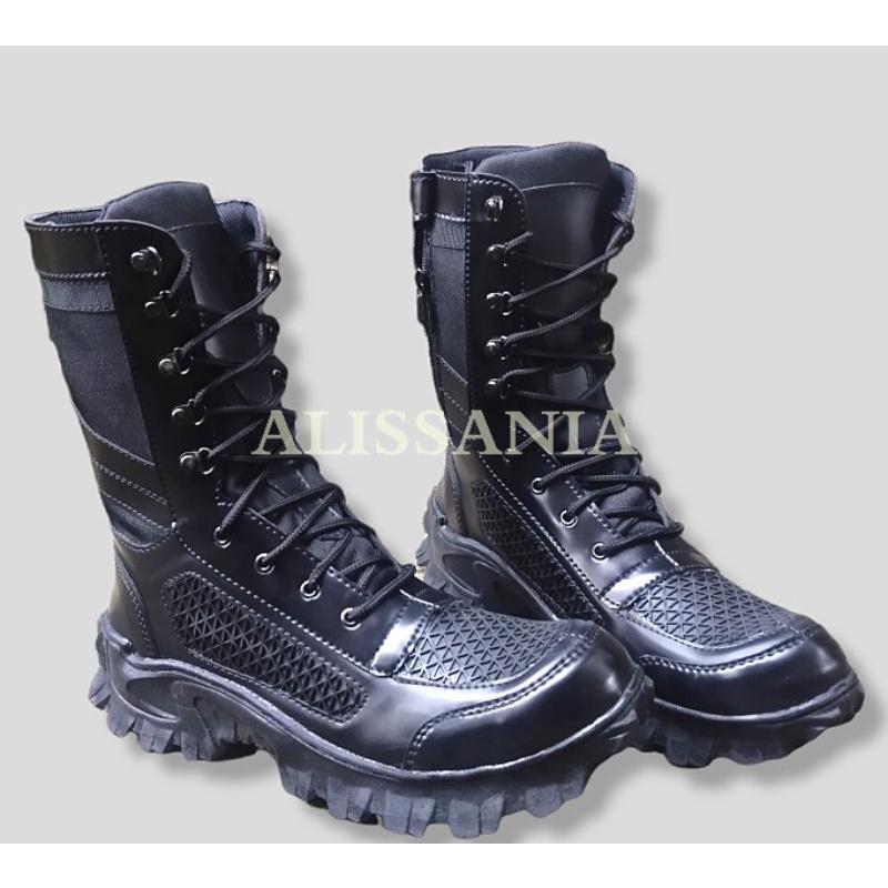 SEPATU PDL KARET PRIA TACTICAL TNI POLRI SECURITY