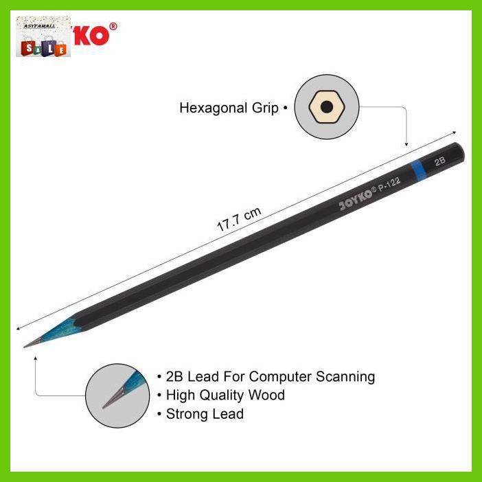 

Silutala- Pencil Pensil Joyko P-122 2B 1 Box 12 Pcs -Ori.