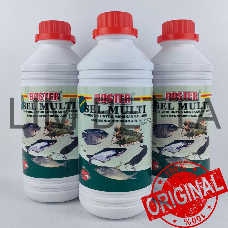 BOSTER SEL MULTI 1 LITER / PROBIOTIK CAIR IKAN DAN UDANG