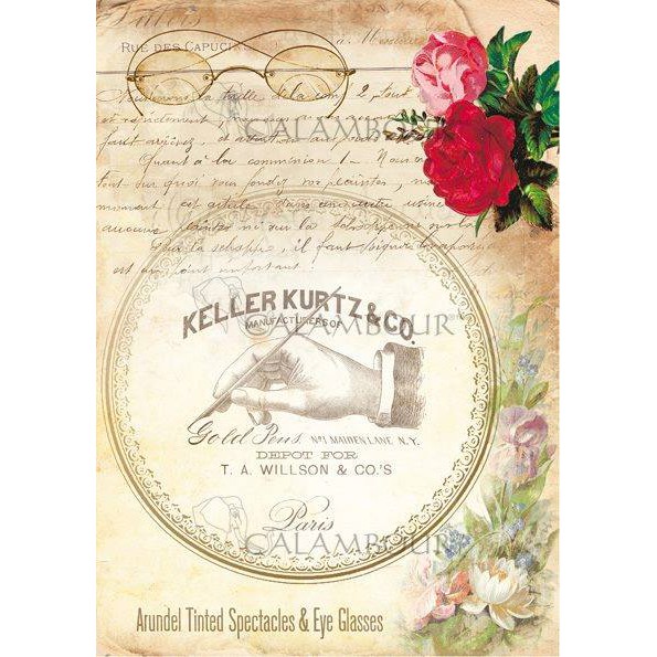 Rice Paper Calambour Size 35x25cm RCP 4