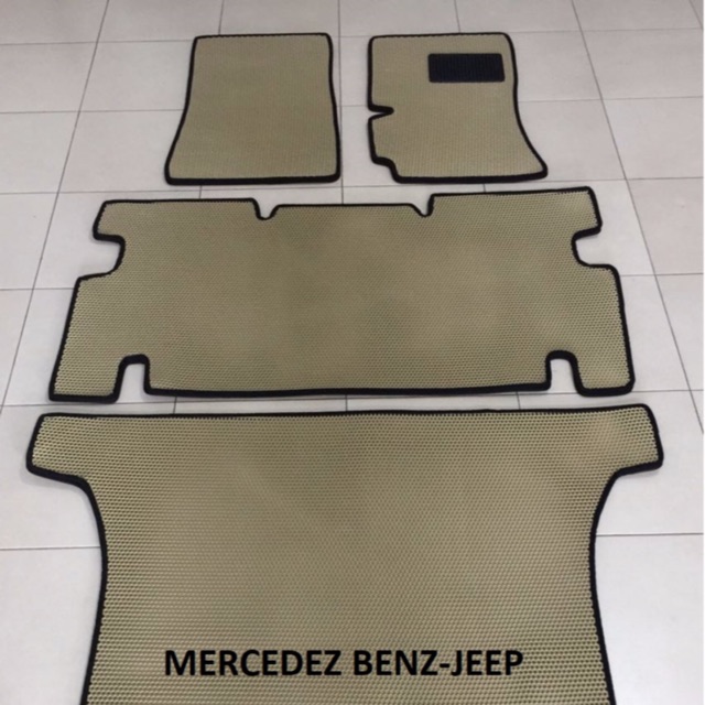 Karpet Mobil Mercedes Benz Jeep Full Bagasi 2 Lapis