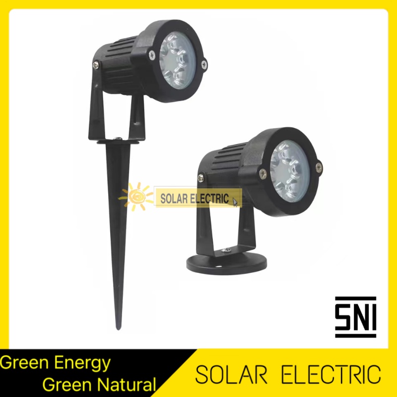 Lampu taman led / Halaman / Sorot LED / Outdoor LED 3Watt 5Watt Tancap