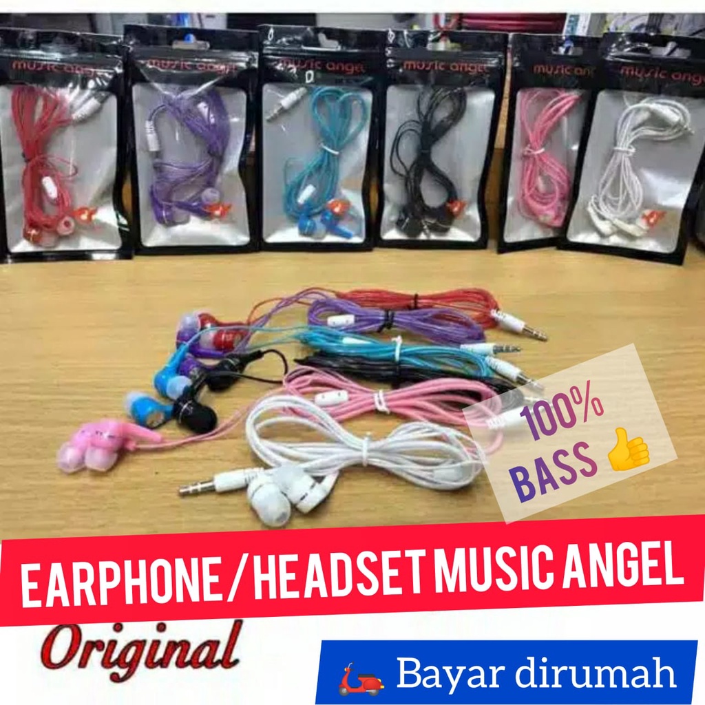 [SO] Hf Handsfree Headset Musik Angel mp3 Suara Mantapp