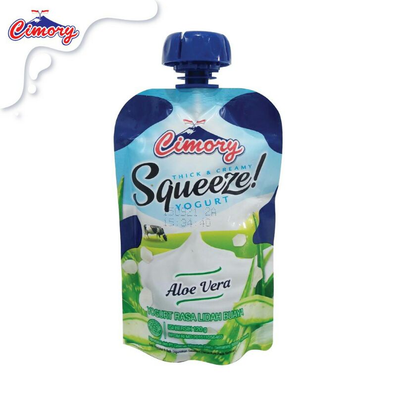 

CIMORY SQUEEZE YOGURT 120g RASA ALOE VERA/PCS