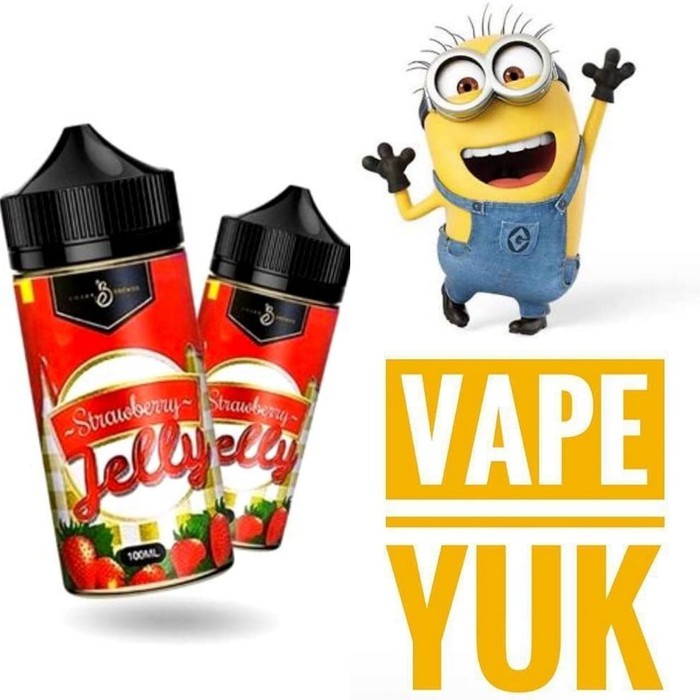 STRAWBERRY JELLY&amp;BLUEBERRY BELLY 100ML 3&amp;6mg by EMKAY BREWER berpita cukai