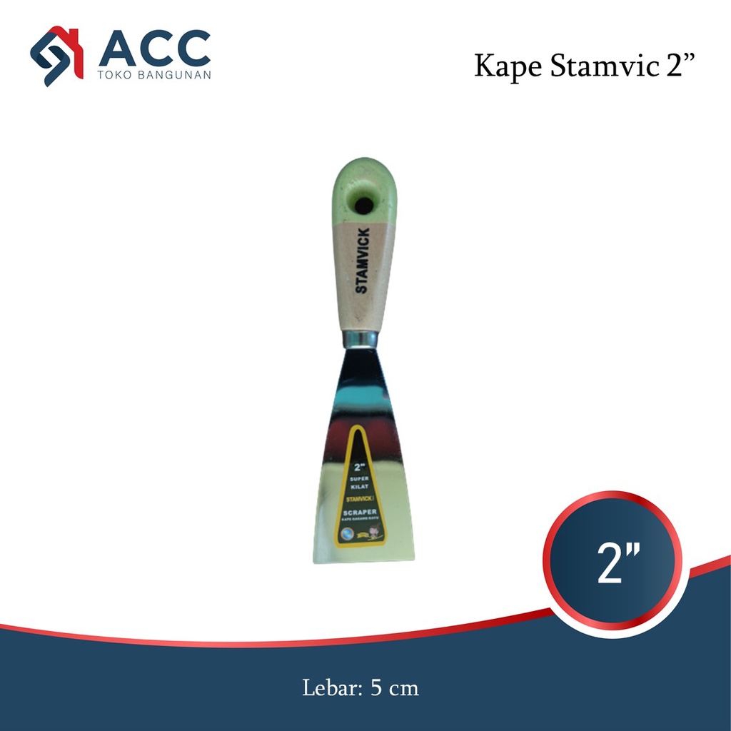 Stamvick Kape Gagang 2 inch / Kape Besi / Skrap Besi