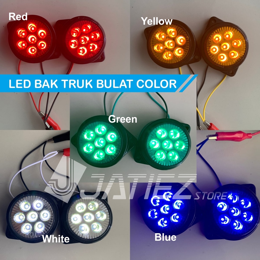 Lampu Led Bak Truk DNY 90 Bulat 24 Volt