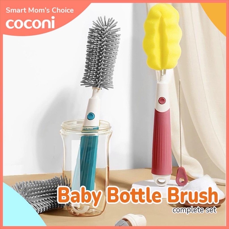 coconi complete set baby bottle brush