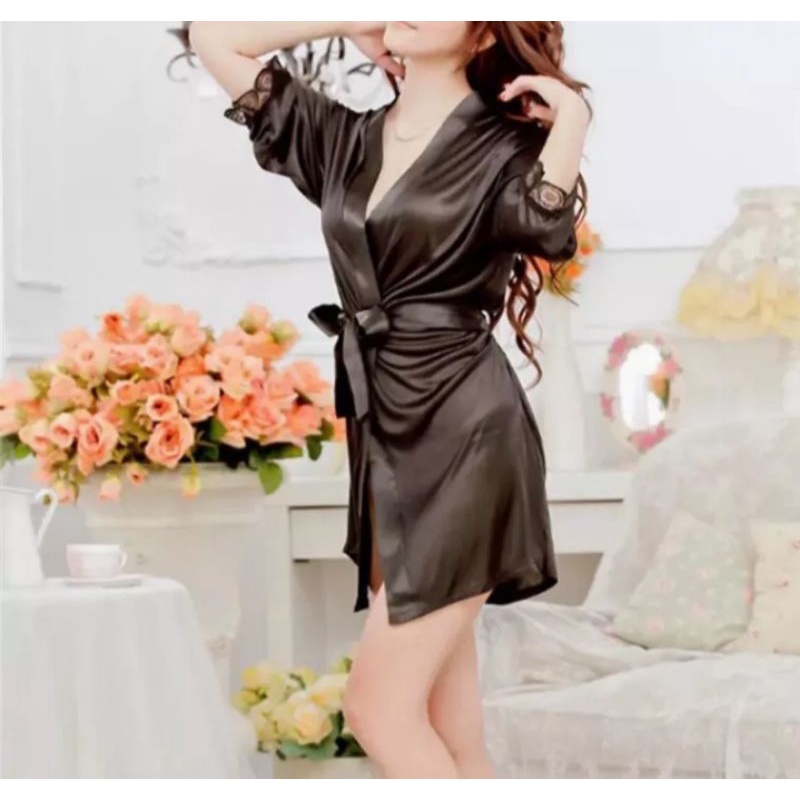 Baju Tidur Sexsi/Kimono/BajuTidur/Baju Haram/Baju Sexsi kimono/Baju Kemanten Baru