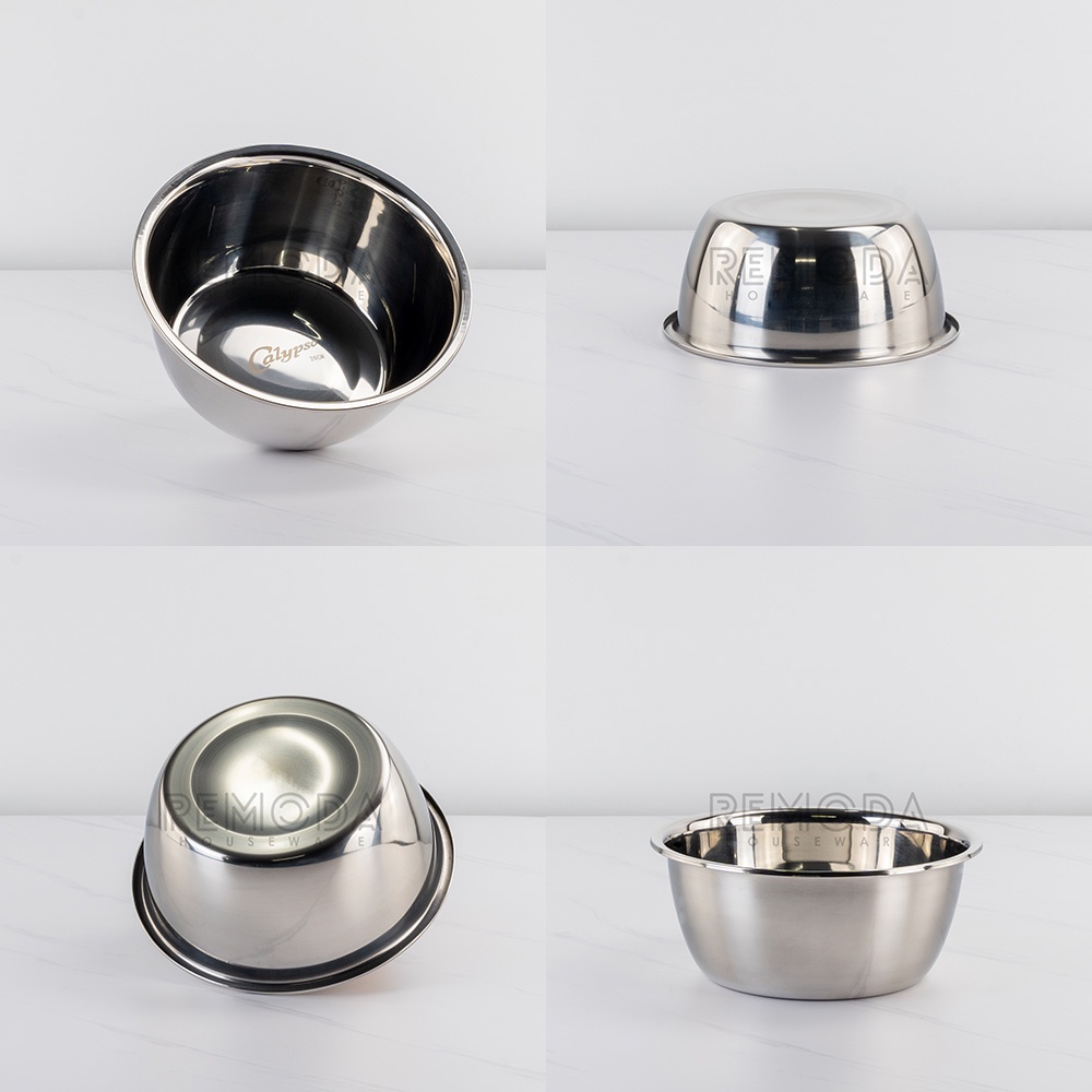 [Calypso] Baskom / Mangkok / Baki Stainless 18cm - 40cm 100% Original