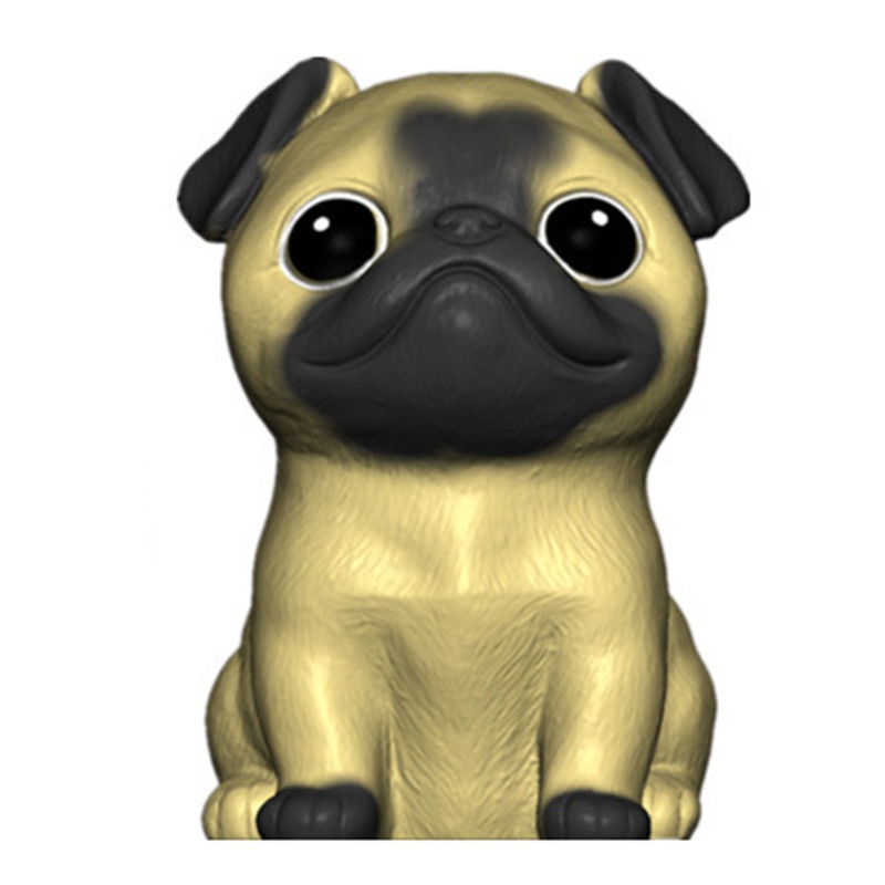 SIY  Cute Little Pug Dog Home Decorations Epoxy Resin Mold Ornaments Silicone Mould