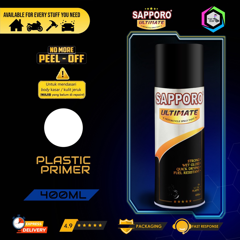 SAPPORO ULTIMATE Cat Semprot - Plastic Primer