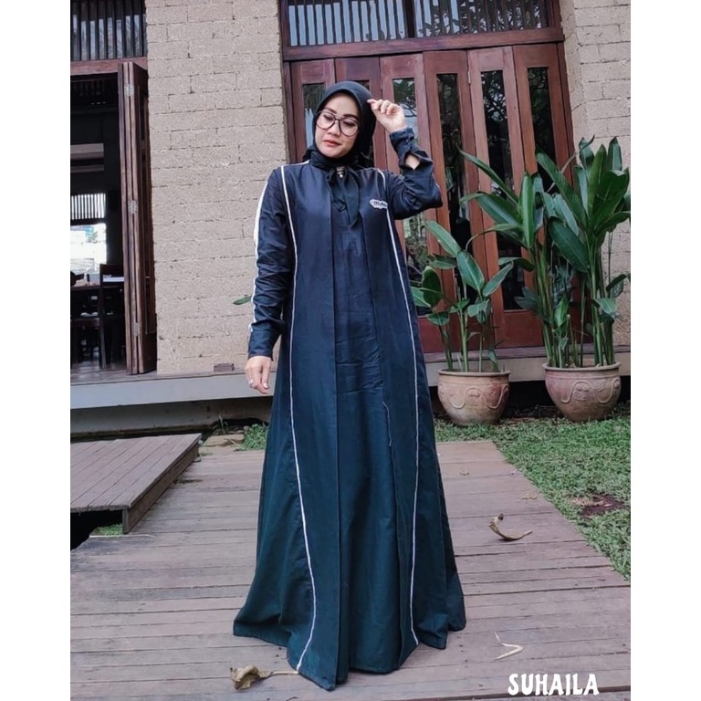 SUHAILA by MEERA (Gamis syari, gamis murah, gamis set, dress pesta, gamis simple)