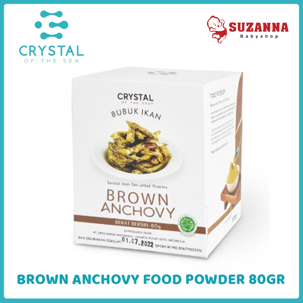 Crystal Of The Sea Brown Anchovy Food Powder 80Gr