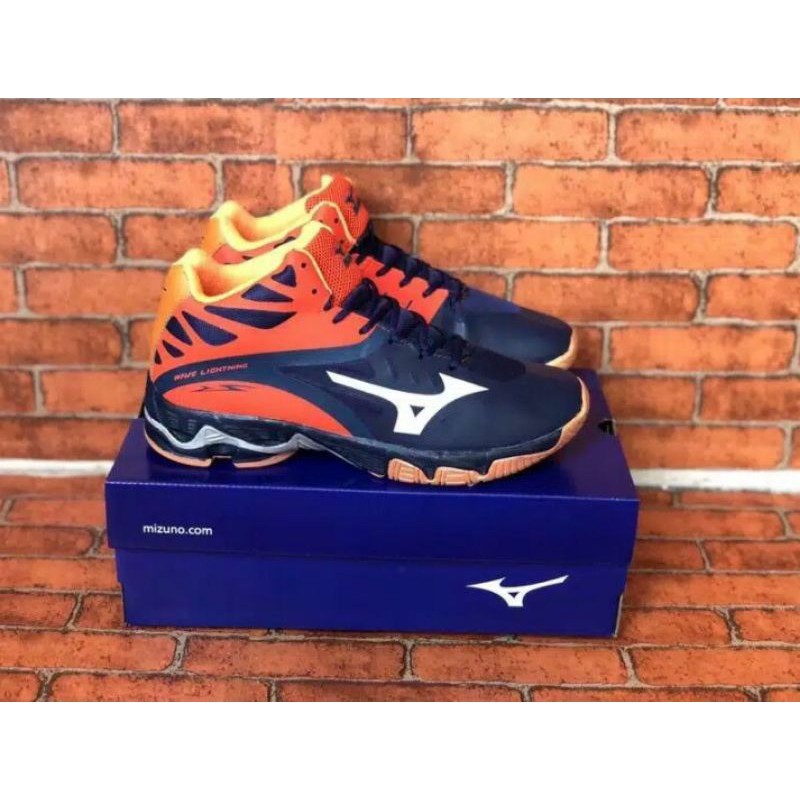 (COD Bayar Ditempat) TS Sepatu Mizuno Wave Lightning Z5 Premium 100% Import Pria