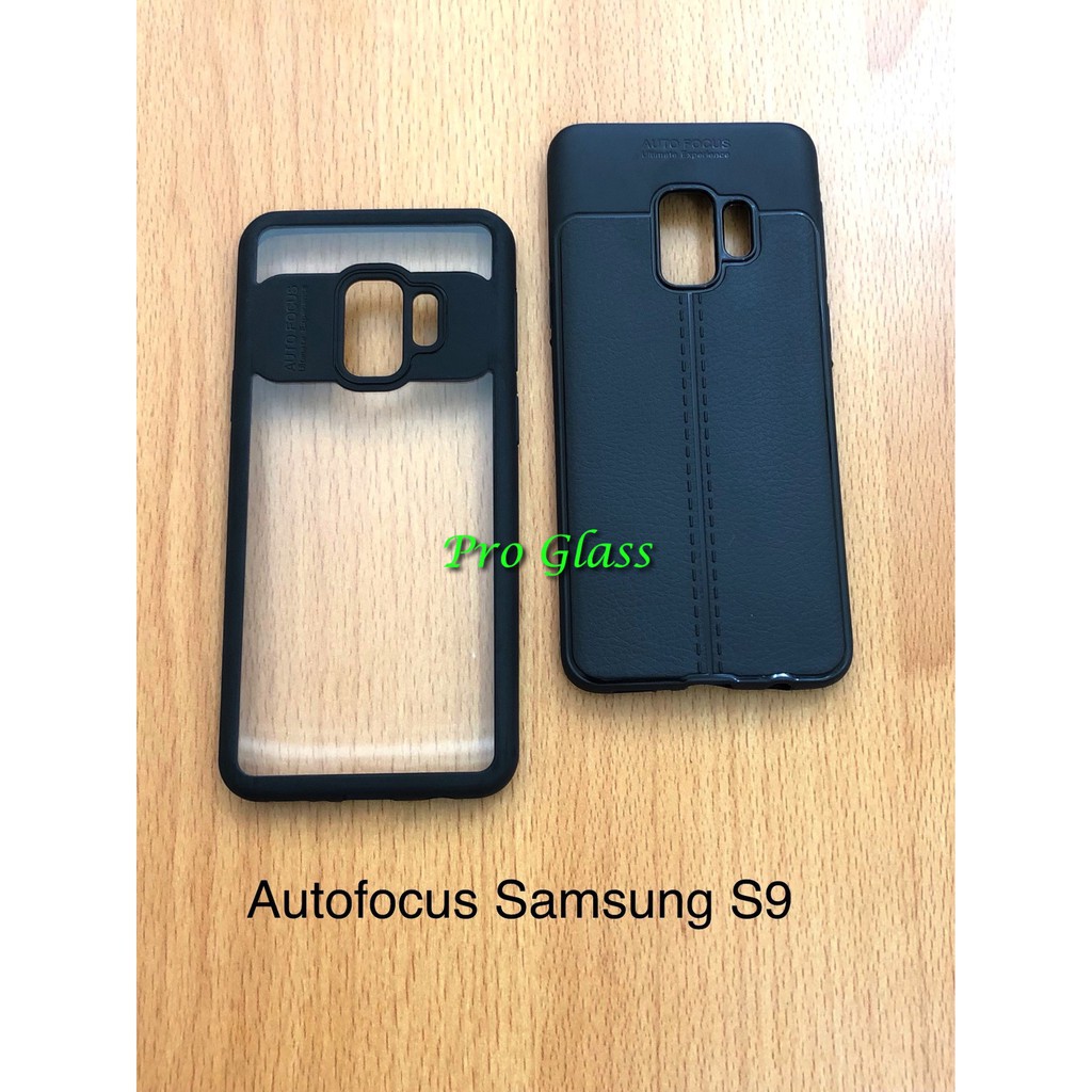 C102 Samsung S9 / S9+ S9 Plus Auto Focus Case Premium TPU leather Silicon Autofocus