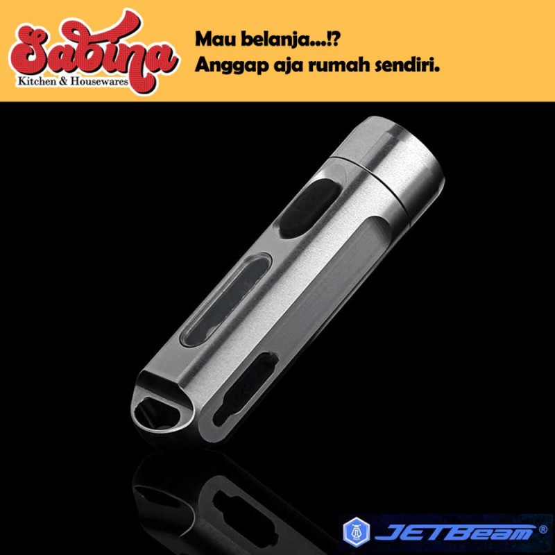 Senter LED Mini Darurat Outdoor USB Rechargeable 120mAh Waterproof