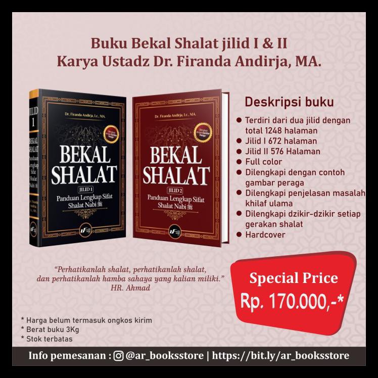 Buku Religi/Buku Spiritual Bekal Shalat - Dr. Firanda Andirja, Ma.