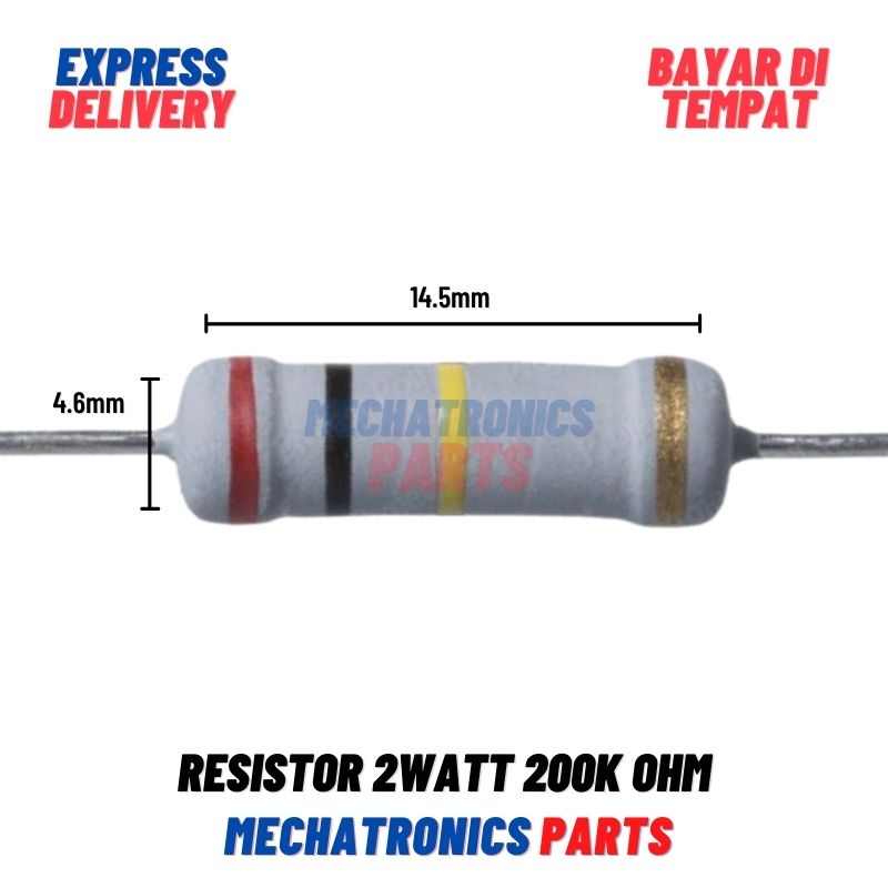 [PAS-9247] RESISTOR 2WATT 200KOHM