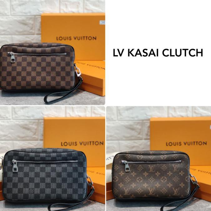 Clutch Pria Lv Kasai Import/Handbag/Pouch/Tas Tangan Pria Wanita