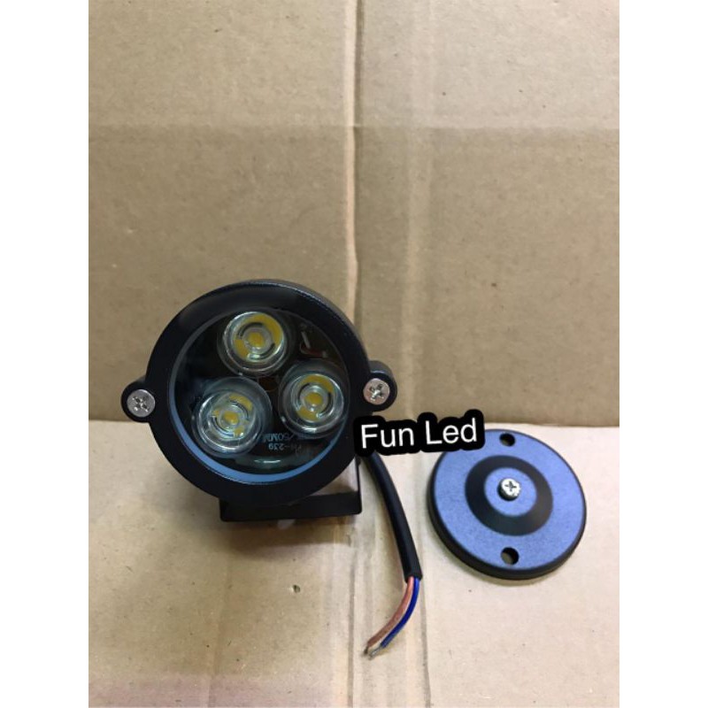 Lampu taman led 3w 3 mata 3 watt 3 w 3mata spotlight garden 220volt