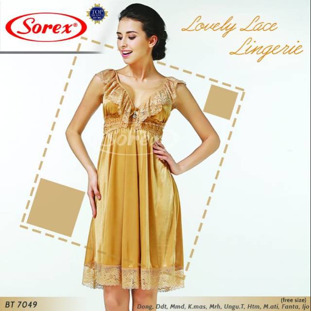 Lovely Lace Linggerie piyama tidur sorex 7049