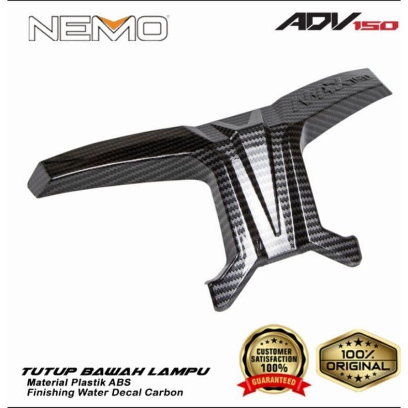 Tutup bawah lampu Honda ADV 150 NEMO carbon original/cover