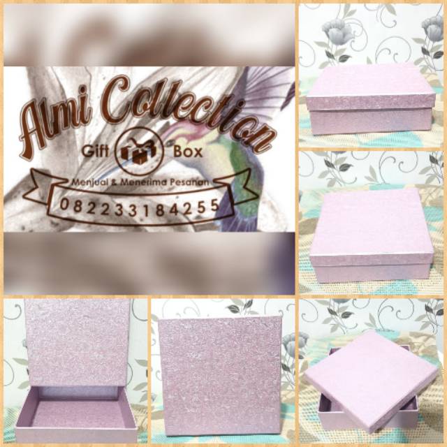 

Kotak Kado/Gift Bix Exclusive Emboss Full Lapisan Ukir Ungu