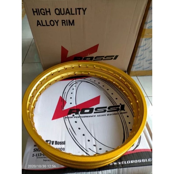 Velg Rossi ring 18 uk 160/160,160/185,185/215,215/250 warna gold