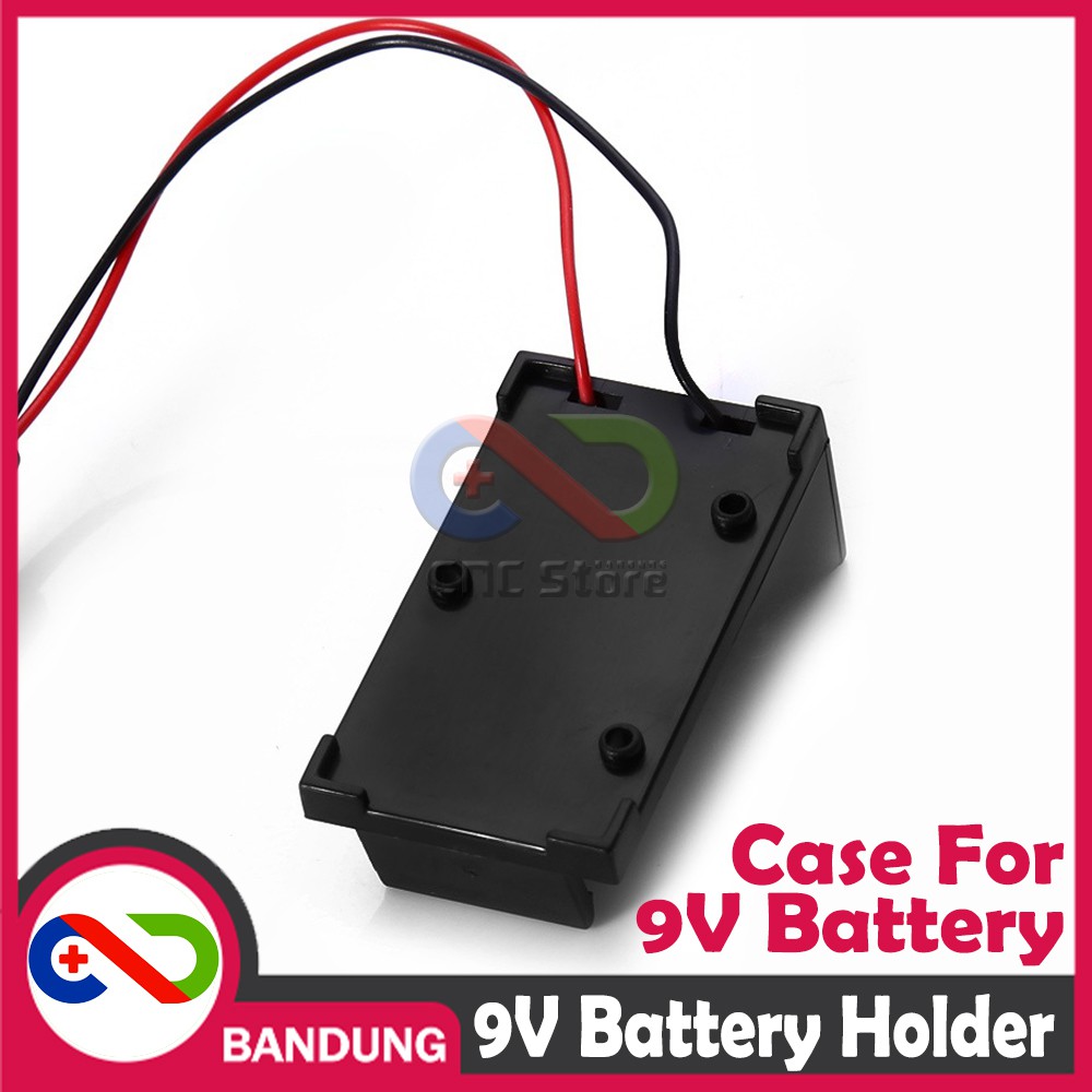 TEMPAT CASE BATERAI HOLDER 9V SOCKET BATERAI 9V BATTERY BOX 9V