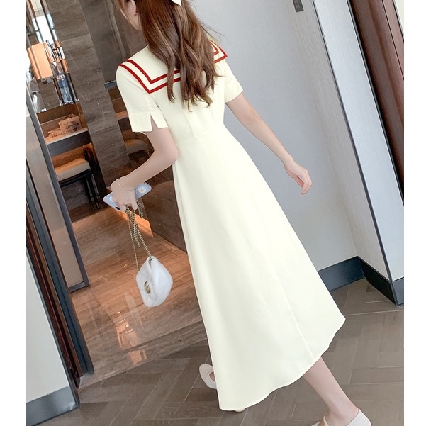 【Rozen】 Korean Vintage Summer Midi Dress 7326