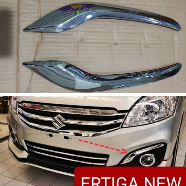 Alis foglamp new ertiga crhome 2015-2017