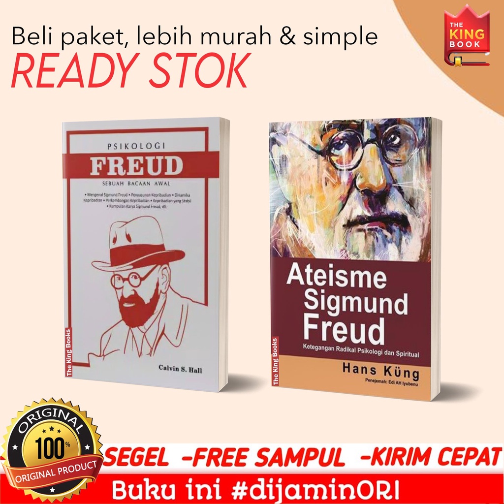paket 2 buku ateisme sigmund freud psikologi freud buku freud
